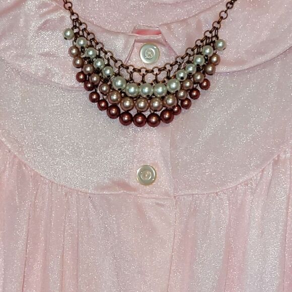 🌴FIGURFIT VINTAGE LUXURY 50s-60's HOUSECOAT / Robe - Picture 3 of 5